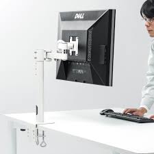 水平3関節モニタアーム 高耐荷20kgまで 1画面アーム 支柱高さ50cm 100 la055の販売商品 通販ならサンワダイレクト 支柱 アーム 水平