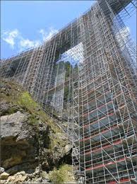 Andamios Para Levantar Los Pilares De Un Puente Gratte Ciel Echafaudage Ciel