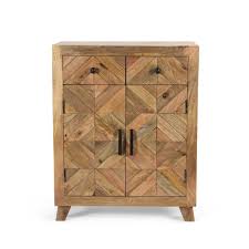 Jepsen Boho Mango Wood Cabinet In 2020 Noble House Mango Wood Modern Boho Decor