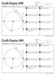 Circle Basics Unit Part 1 Ideas And Resources For The Secondary Math Classroo Secondary Math Classroom Special Education Math High School Special Education