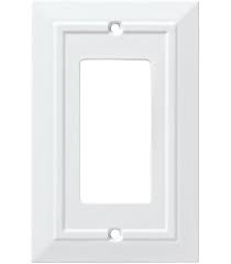 Amazon.com: Franklin Brass Placa protectora de apagador, simple, clásica,  para pared., Blanco, W35241-PW-C : Herramientas y Mejoras del Hogar