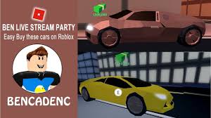 Ben Live Stream Party Let S Play Roblox Jailbreak How To Buy Lamborghini And Bugatti Roblox Robloxdev Robloxart Roblox Play Roblox Buy Lamborghini