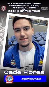 Cade Flores of the Arellano University bagged most of the awards this  season (All-Defensive Team, Defensive Player of the Year, Rookie of the  Year, and Mythical Five). This neophyte is indeed a force ...