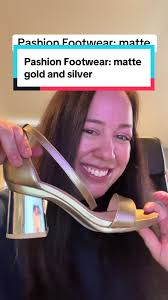 Pashion Footwear in Matte Gold and Silver Styles
