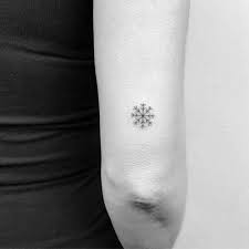 Triple snowflake tattoo on the clavicle bone ornamental snowflake snowflake tattoo variations. Tattoo Tagged With Small Winter Snowflake Micro Line Art Tricep Tiny Cagridurmaz Ifttt Little Nature Minimalist Four Season Fine Line Inked App Com