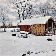 This is a campground, please make note. Snow Skiing In The Poconos