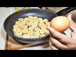 Resep Kue Terkenal Enak Dengan 1 Butir Telur Kreasi Olahan Pisang Youtube Resep Ide Makanan Makanan Dan Minuman