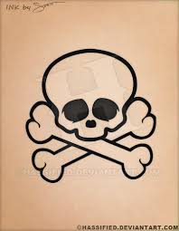 Small skull and crossbones tattoos | skull tattoo skull and crossbones temporary by symbolicimports. Skull Crossbones Tattoo By Hassified On Deviantart