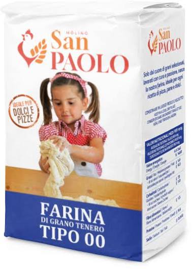 Farina di grano tenero tipo 00 S.Paolo conf da 1kg