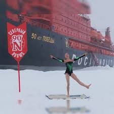 Maria Roslyakova scripts history with first-ever North Pole gymnastics  performance - WATCH - The Economic Times
