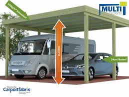 Multi Wohnmobil Carport Fur Wohnmobile Und Hohe Transporter Carport Carport Wohnmobil Doppelcarport