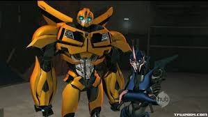 It follows the battles of sentient, living autonomous robots, often the autobots and the decepticons, who can transform into other forms, such as vehicles and animals. Bumblebee Transformers Prime Bumblebee Transformers Prime Transformers