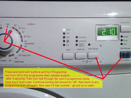 Electrolux front loader washing machine manual. Zanussi Washing Machine Fault Code Reset Ifixit Repair Guide