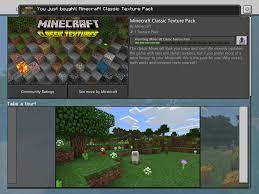 What happened to minecraft classic? Minecraft News On Twitter The Mcpe Minecraft Classic Texture Pack Is Now Available On The Marketplace Https T Co Avcz0axjvf Twitter