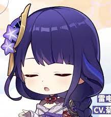 Raiden Shogun Baal Genshin Impact Fanart Icon Cute Di 2021 Animasi Gambar Karakter Gadis Animasi