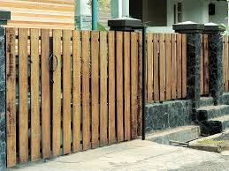 Pagar Kayu Ulin Pagar Kayu Kayu Modern