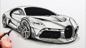 Printable bugatti coloring pages for kids cool2bkids. How To Draw A Sports Car The Bugatti Divo Car Drawings Bugatti Divo Car Design Sketch
