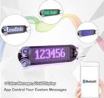 Leadleds Led Marquee Sign Bluetooth Car Led Programmable Message Sign, 7  Colors