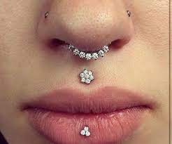 Imagens E Videos De Piercings Body Piercing Jewelry Lip Piercing Facial Piercings