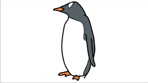 All you have to do is make the pigeon's face more expressive. How To Draw Penguin An Easy Step By Step Guideline For Kids Penguin Drawing Penguin Drawing Easy Easy Drawings For Kids