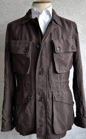 Gieves Hawkes Linen Safari Jacket Mens Linen Jackets Safari Jacket Mens Outfits