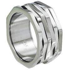 Free shipping on orders over $25 shipped by amazon. Men S Stainless Steel Spinning Biker Ring