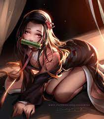 kamado nezuko (kimetsu no yaiba) drawn by liang_xing | Danbooru