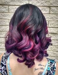 See more about dyed hair, purple hair and kawaii. 20 Pretty Purple Highlights Ideas For Dark Hair