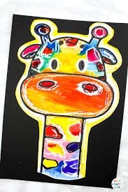 Abstract Giraffe Painting Idea For Kids Giraffe Painting Abstract Art For Kids Painting For Kids