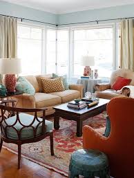 What color curtains go with a red leather sofa? Design Ideas For A Red Living Room Better Homes Gardens