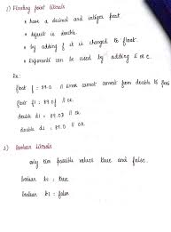 Easy Learning Java Literals Page 1 Written And Composed By Ms P Edreena Director Of Gitms Easy Learning Learning Easy