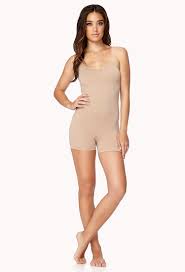 Forever 21 Smoothing Romper Slip In Nude Natural Lyst