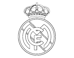 Escudo Real Madrid Colorear
