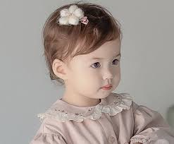 Happy Prince Korean-made Reboa fluffy cotton baby girl and child hairpin