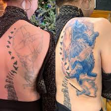 Blue magic cat patronus, cover up by Kyle Proia! @kyleproiatattoo #tattoo  #tattooshop #tattooartist #tattoos #tymelesstattoo #syracusetattoo #art  #artist #portrait #portraittattoo #portraitartist #portraitart #realism  #realismartist #harrypotter ...