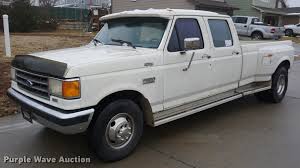 1991 ford f350 super duty crew cab pickup truck in wamego ks item de3386 sold purple wave 1991 ford f350 super duty crew cab