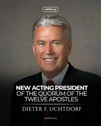 Elder Uchtdorf becomes acting president of quorum
