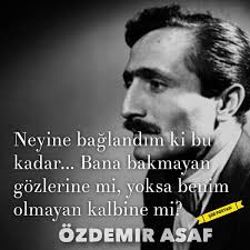 Neyine Baglandim Ki Bu Kadar Bana Bakmayan Gozlerine Mi Yoksa Benim Olmayan Kalbine Mi Ozdemir Asaf Kitap Kenari Yazar Sozleri Edebiyat
