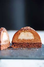 Dark Chocolate And Espresso Demi Spheres Food Fancy Desserts Dark Chocolate Mousse