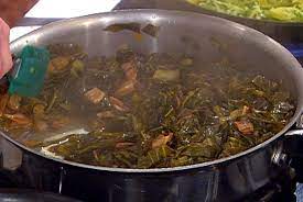 Mustard And Collard Greens Recipe Emeril Lagasse Food Network Greens Recipe Collard Greens Recipe Food Network Recipes