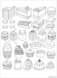 ★fun art challenges, diy's and coloring pages and activities can also be found here! Desserts Coloring Pages Coloring Home