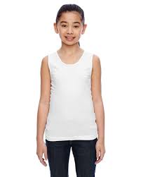 lat 2690 girls fine jersey tank