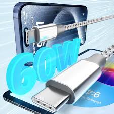 KYEHD USB C Cable 3 Pack 10FT 60W