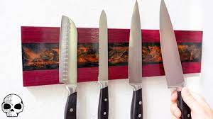 Check spelling or type a new query. Wall Mounted Magnetic Knife Holder With Epoxy Resin Inlay Youtube