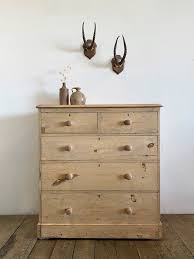 You might want to go with something modern like a chalkboard paint, a classic white or deep blue, even multicolour if you want to really liven things up. Victorian Antique Rustic Pine Chest Of Drawers Vintage Boathouse