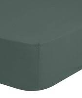 groen hoeslaken 140 x 200 cm kopen kijk snel bol com