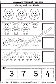 These printable pages are filled with a variety of fun shapes for your kiddo to identify and manipulate into a fun picture. Cut And Paste Worksheets Free Printable Worksheets Worksheetfun