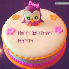 Little Sister Birthday Cake For Sister With Name Edit Sister Name Write Beautiful Bird Birthday Cakes Wishes Images Editor