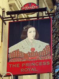 The Princess Royal When King Henry Viii Split The Uk Away From The Catholic Church In The Early 1500s To Establish The Mon Pub Signs Shop Signs Antique Signs