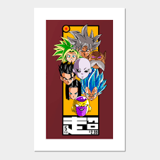 Because of the rarity and the limited number of secret rares per set, these. Tournament Of Power Saga Dragon Ball Super Poster Und Kunst Teepublic De